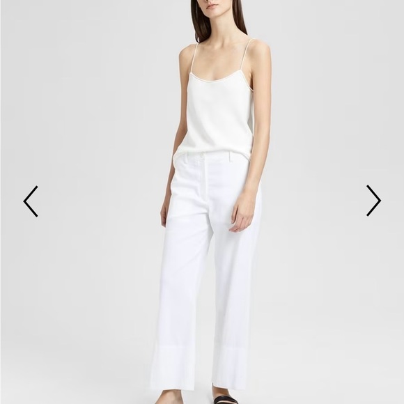 Theory Fluid Linen Wide Leg Pants - Picture 8 of 11